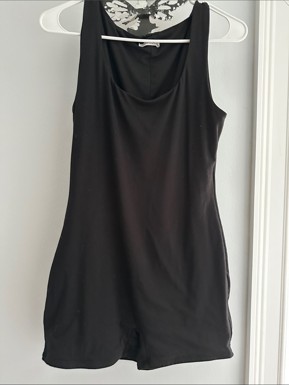 Heart Hips Black Sleeveless Romper